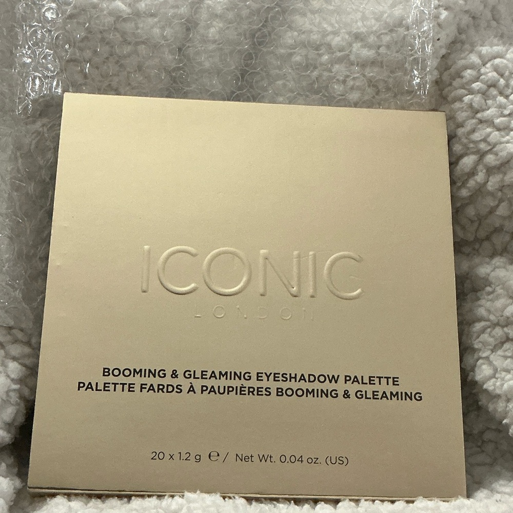 ICONIC London Booming & Gleaming Eyeshadow Palette - Gold, Brown, Cream Shades - Picture 3 of 3